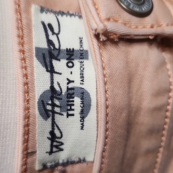 We The Free Just Float On Jeans Peach Sz. 31 X 31" Inseam EUC - Picture 6 of 9